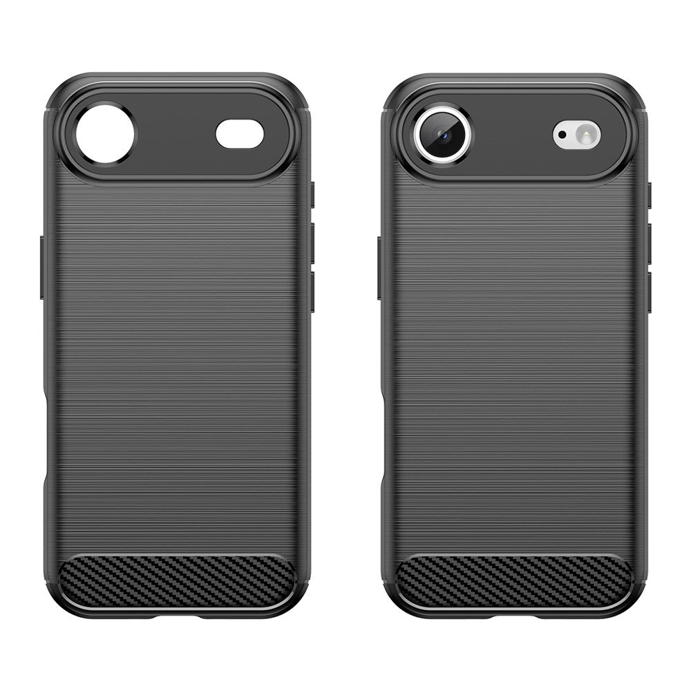 Husă Techsuit Carbon Silicone iPhone Air – Negru – imagine 4