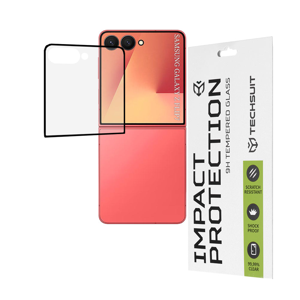 Folie sticlă ecran exterior Techsuit Galaxy Z Flip7 – imagine 1