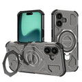 Husă iPhone 16 Techsuit Carbon Shield PRO, negru fumuriu – imagine 1