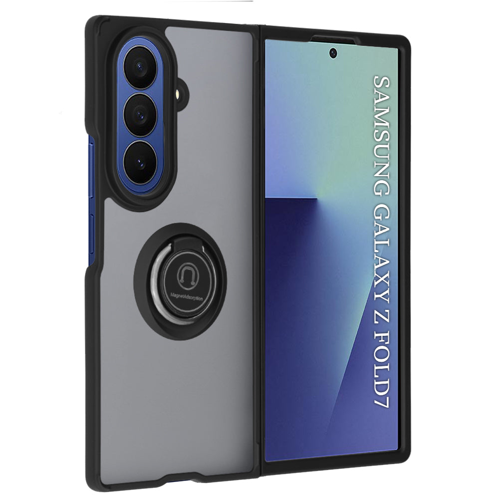 Husă Techsuit Glinth cu inel magnetic Galaxy Z Fold7 – imagine 1