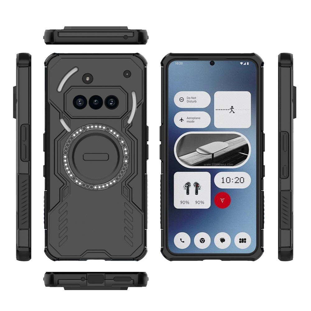 Husă Nothing Phone (3a) Techsuit ArmorMag MagSafe, negru – imagine 3