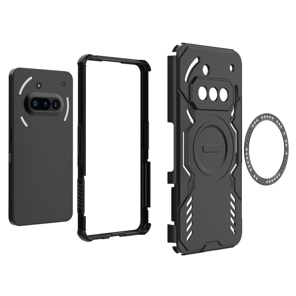 Husă Nothing Phone (3a) Techsuit ArmorMag MagSafe, negru – imagine 4
