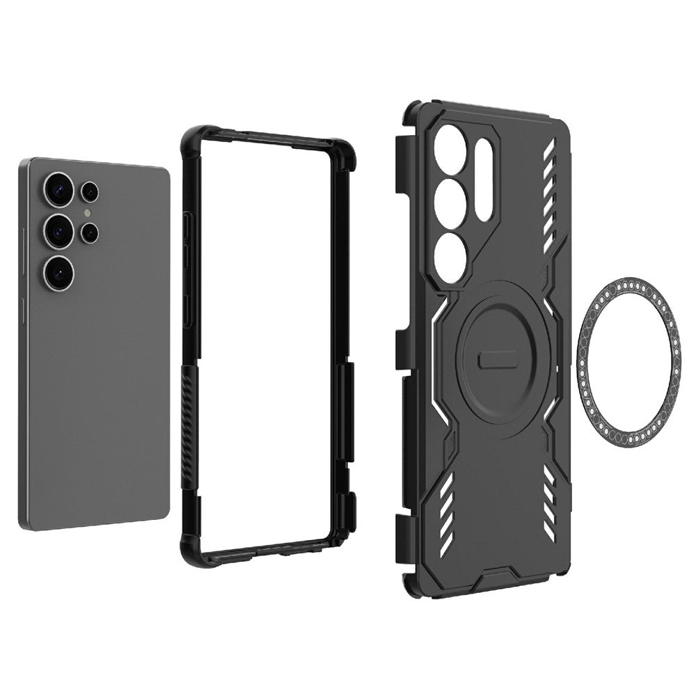 Husă Techsuit ArmorMag MagSafe Galaxy S25 Ultra – Albastru – imagine 5