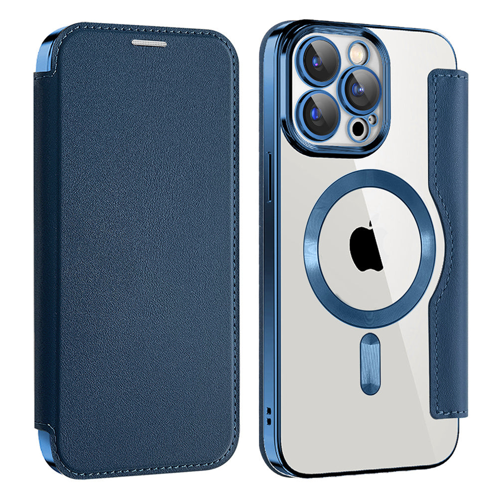 Husă Techsuit SmartMag Book Case iPhone 15 Pro – Albastru – imagine 6