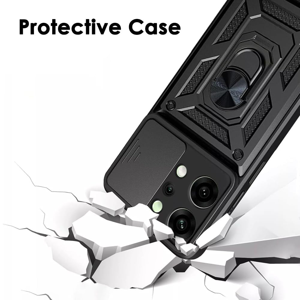 Husă Oppo Reno14 Pro Techsuit CamShield, negru – imagine 2