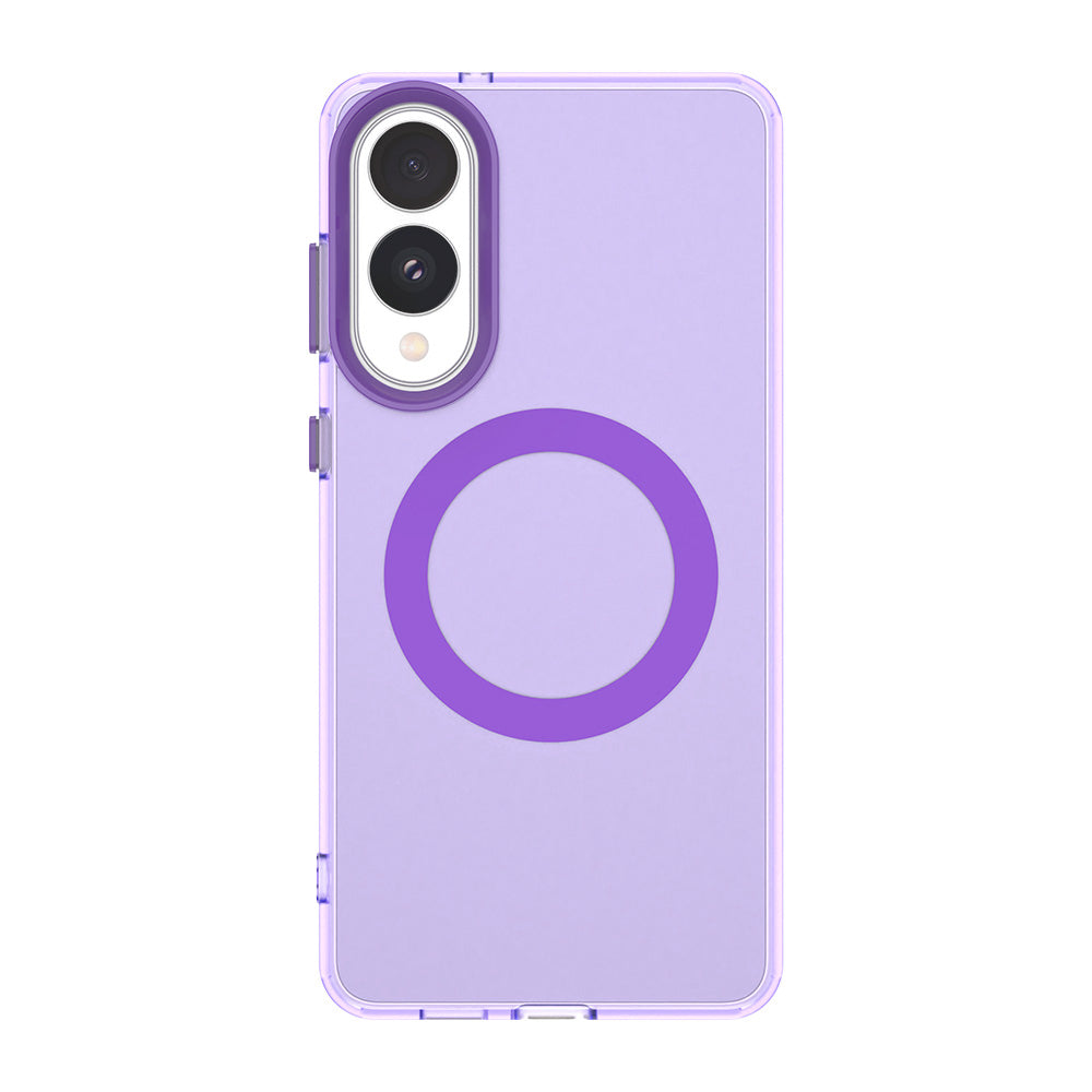 Husă Techsuit CandyCase MagSafe Galaxy S25 Edge – Mov – imagine 10