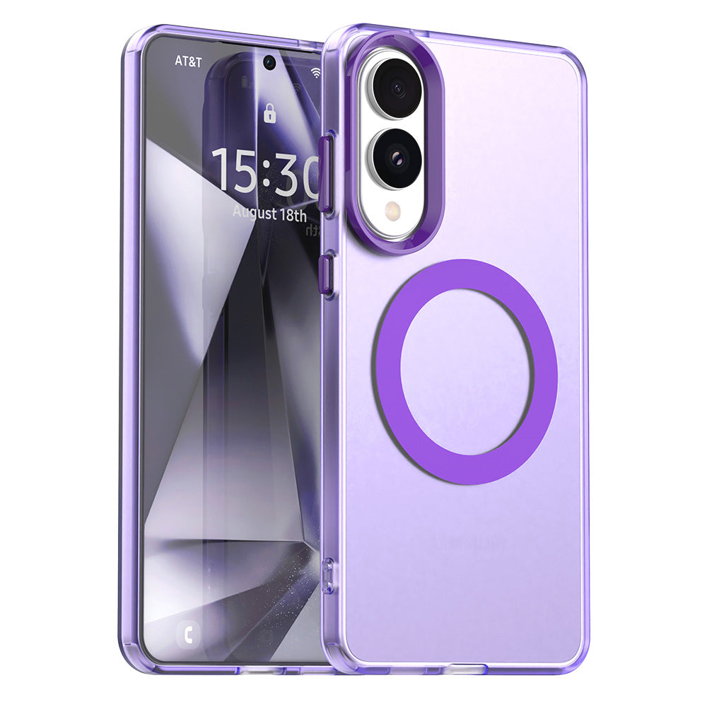 Husă Techsuit CandyCase MagSafe Galaxy S25 Edge – Mov – imagine 9