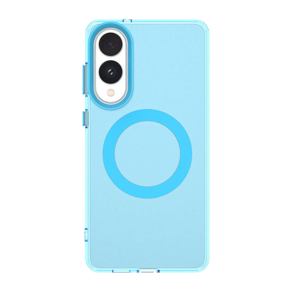 Husă Techsuit CandyCase MagSafe Galaxy S25 Edge – Albastru – imagine 8