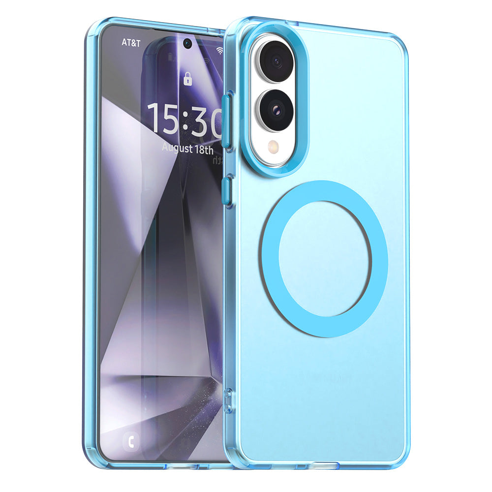 Husă Techsuit CandyCase MagSafe Galaxy S25 Edge – Albastru – imagine 7