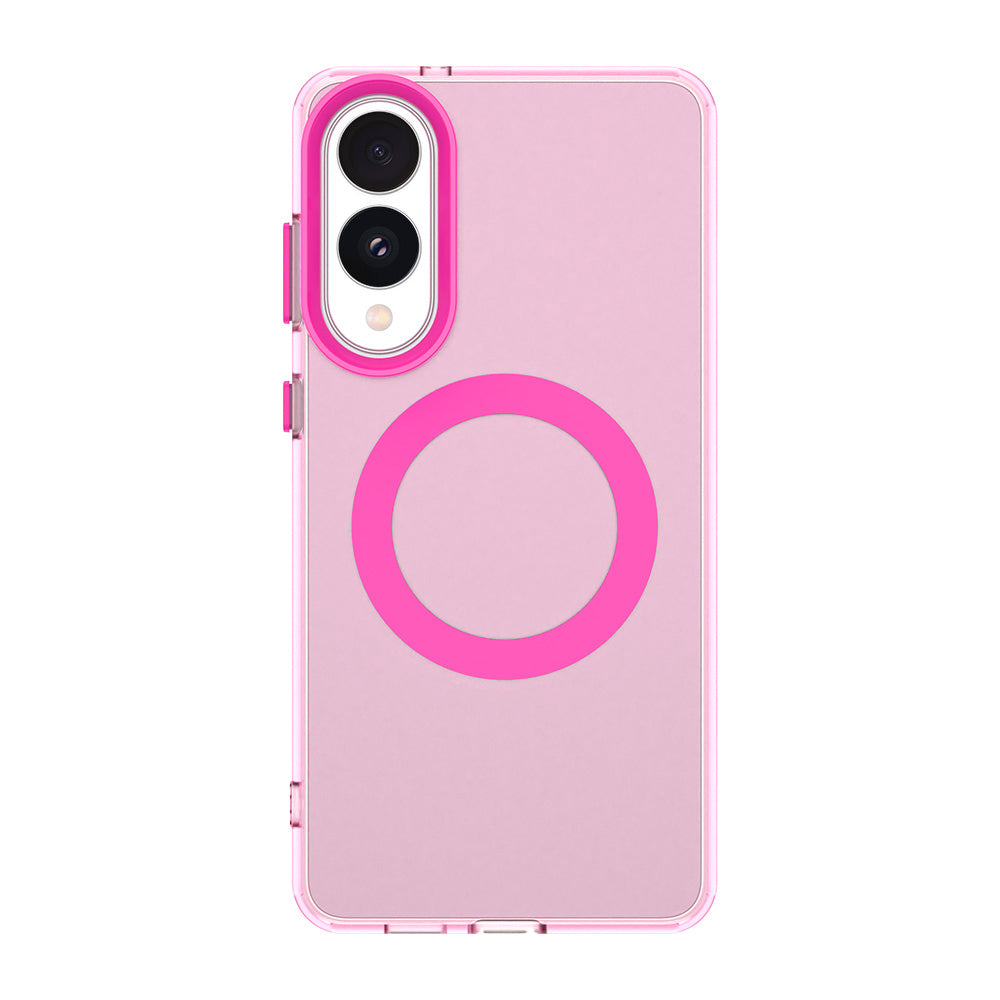 Husă Techsuit CandyCase MagSafe Galaxy S25 Edge – Roz – imagine 6
