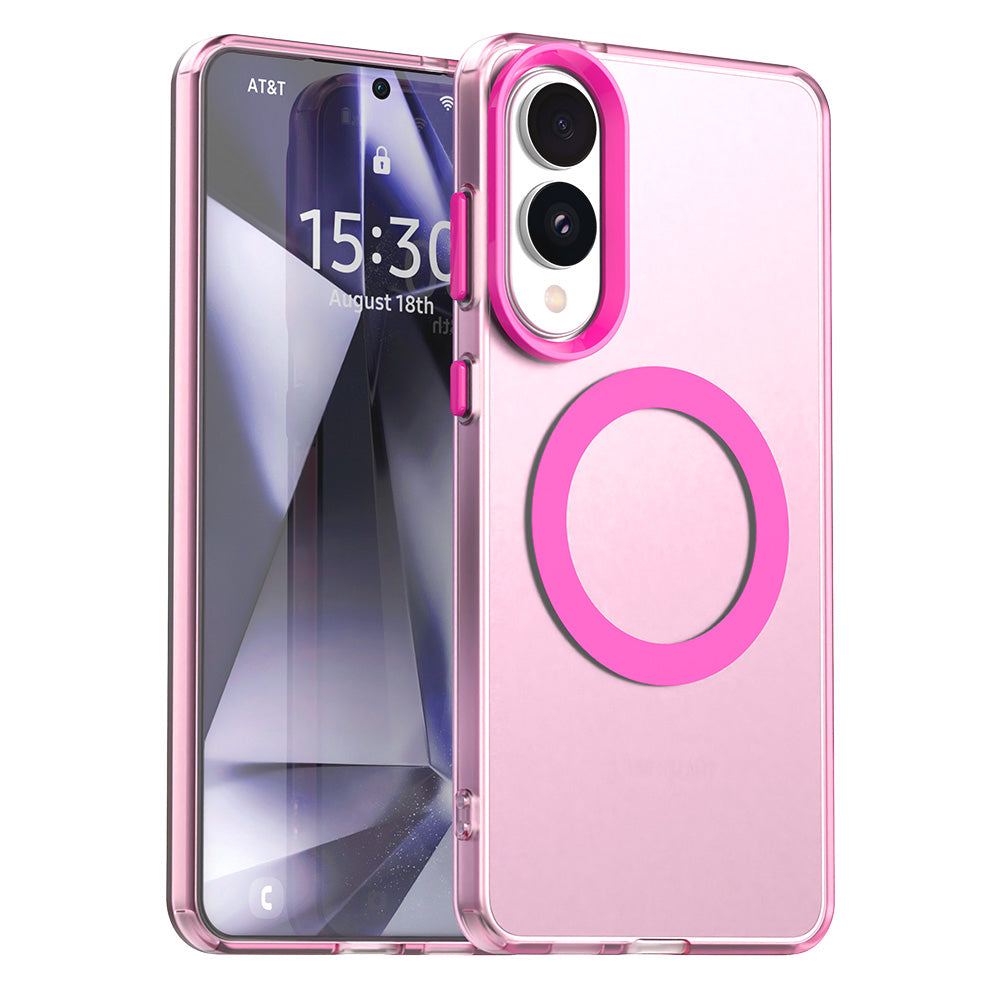 Husă Techsuit CandyCase MagSafe Galaxy S25 Edge – Roz – imagine 5