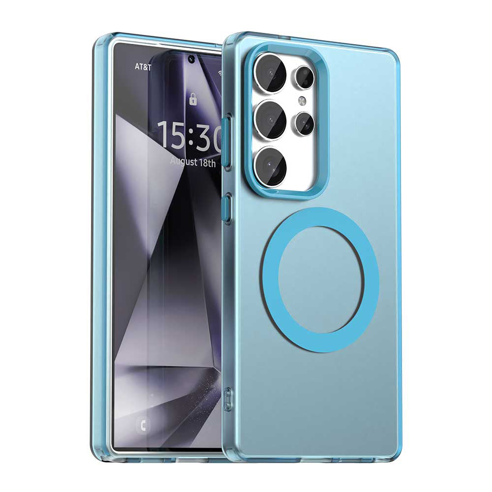 Husă Techsuit CandyCase MagSafe Galaxy S25 Ultra – Albastru – imagine 4