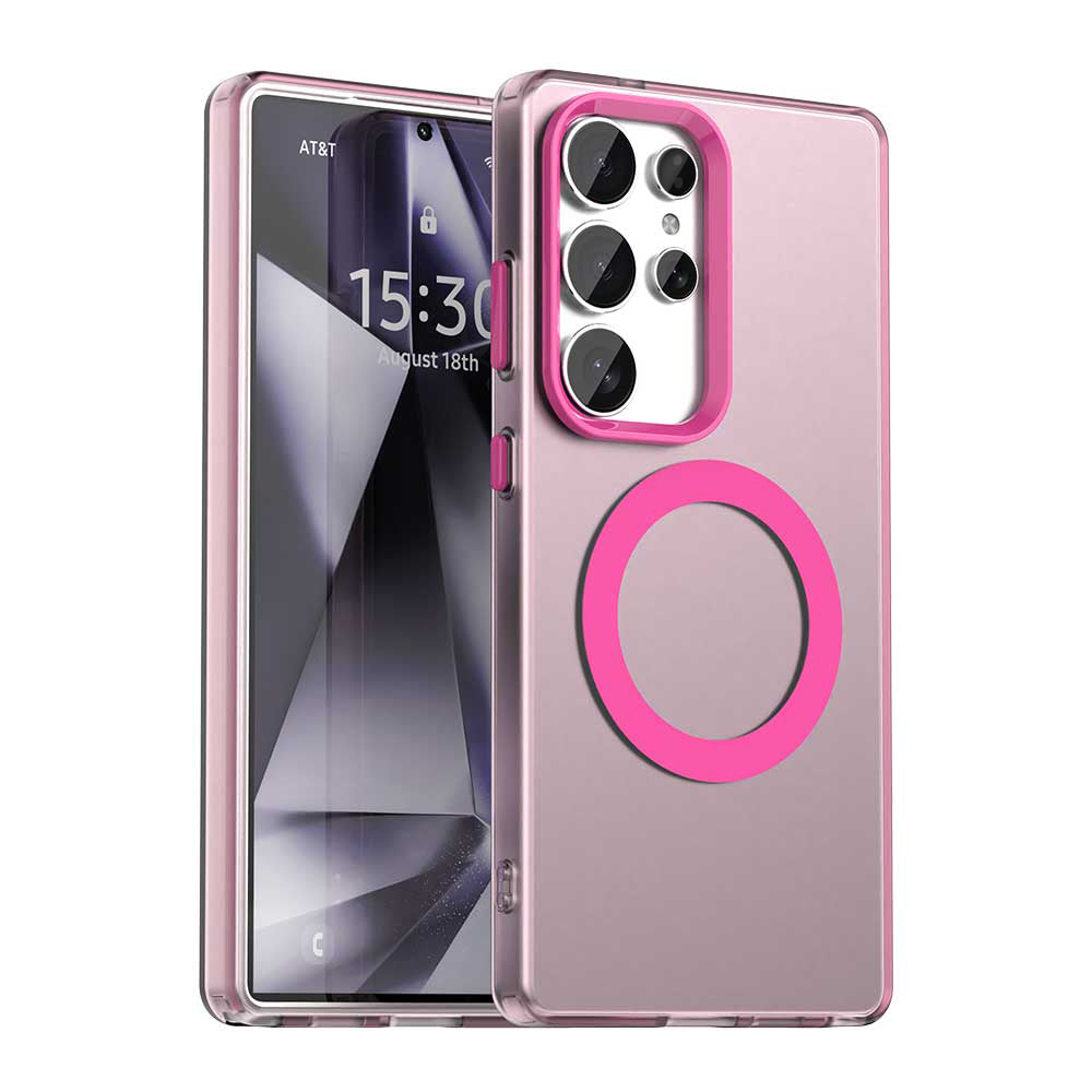 Husă Techsuit CandyCase MagSafe Galaxy S25 Ultra – Roz – imagine 3