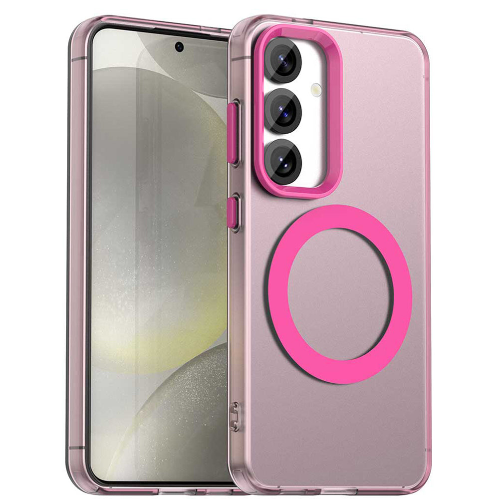 Husă Techsuit CandyCase MagSafe Galaxy S24 / S25 – Roz – imagine 3