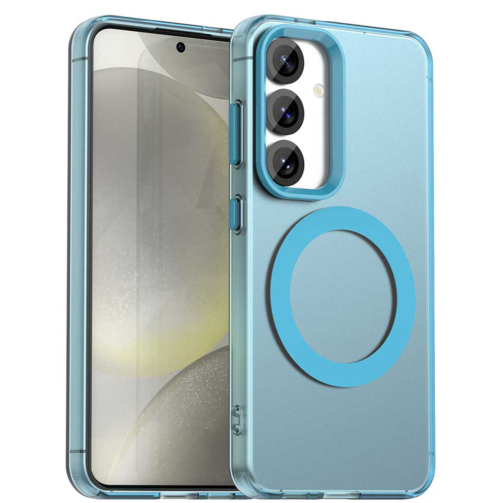Husă Techsuit CandyCase MagSafe Galaxy S24+ / S25 Plus – Albastru – imagine 3