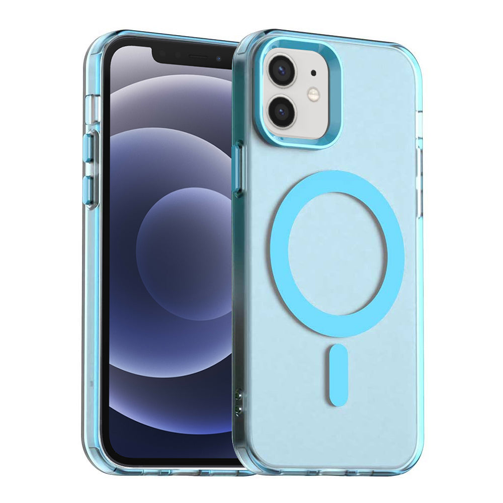Husă Techsuit CandyCase MagSafe iPhone 12 / 12 Pro – Albastru – imagine 5