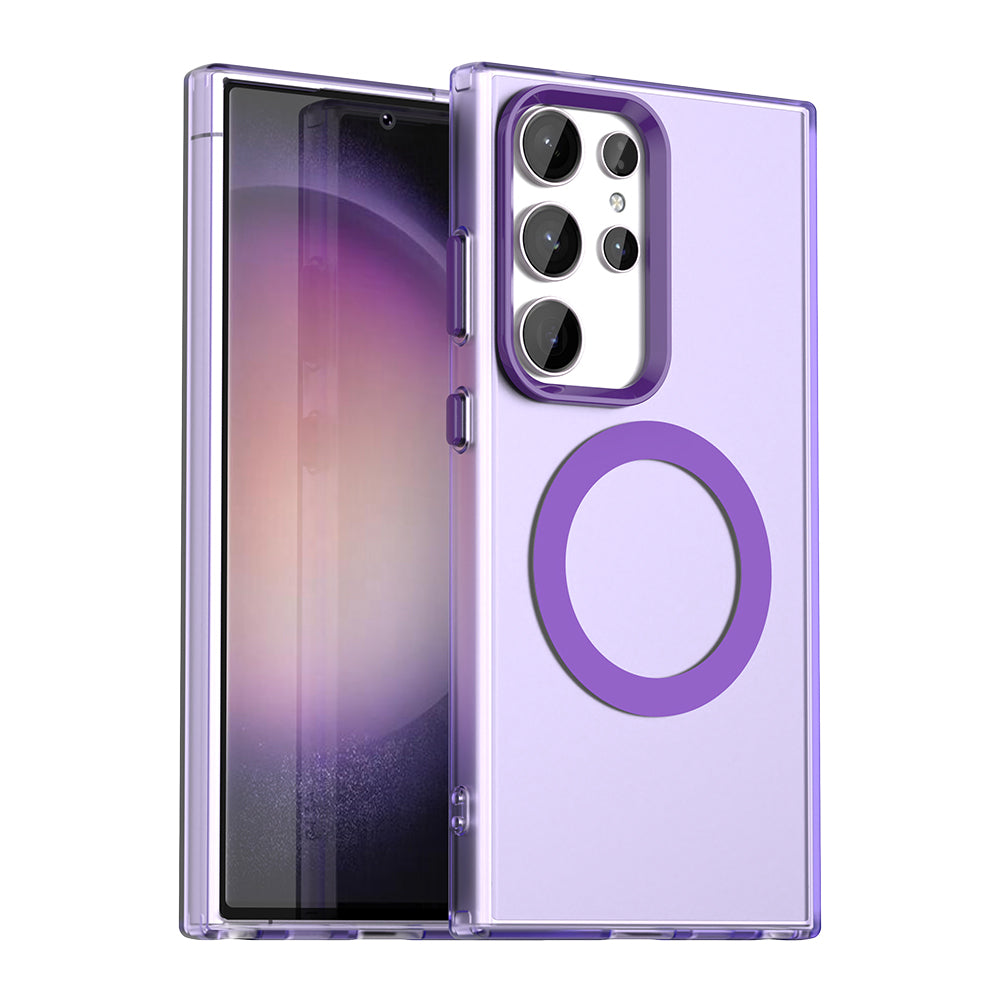 Husă Techsuit CandyCase MagSafe Galaxy S23 Ultra – Mov – imagine 1