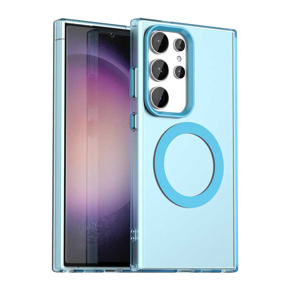 Husă Techsuit CandyCase MagSafe Galaxy S23 Ultra – Albastru – imagine 2