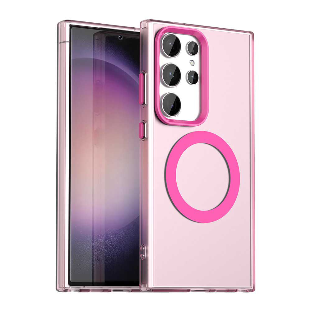Husă Techsuit CandyCase MagSafe Galaxy S24 Ultra – Roz – imagine 4