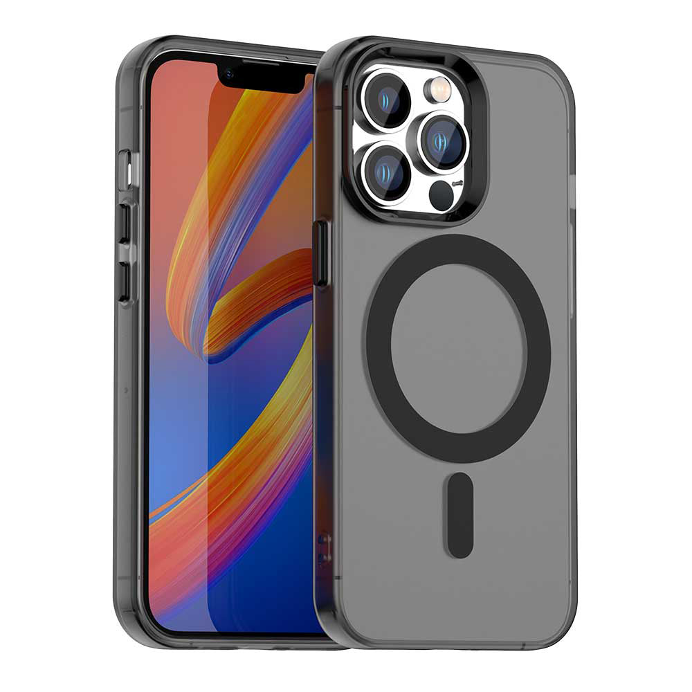 Husă Techsuit CandyCase MagSafe iPhone 12 Pro Max – Negru – imagine 3
