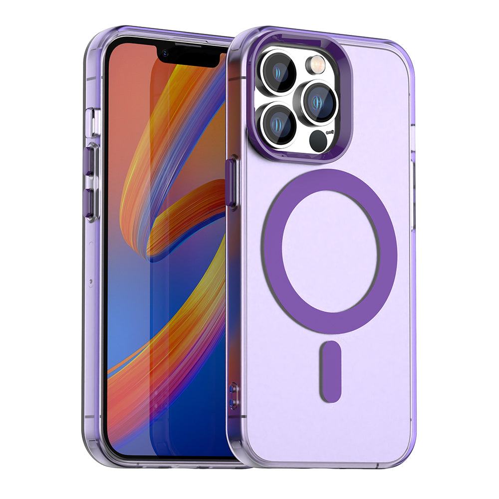 Husă Techsuit CandyCase MagSafe iPhone 12 Pro Max – Mov – imagine 2