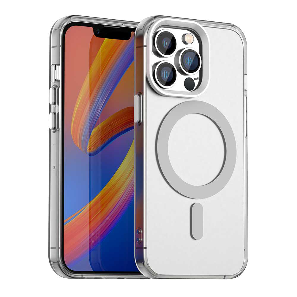Husă Techsuit CandyCase MagSafe iPhone 13 Pro – Alb – imagine 4