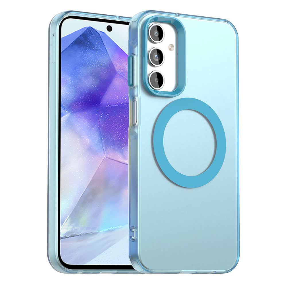 Husă Techsuit CandyCase MagSafe Galaxy A55 5G – Albastru – imagine 5