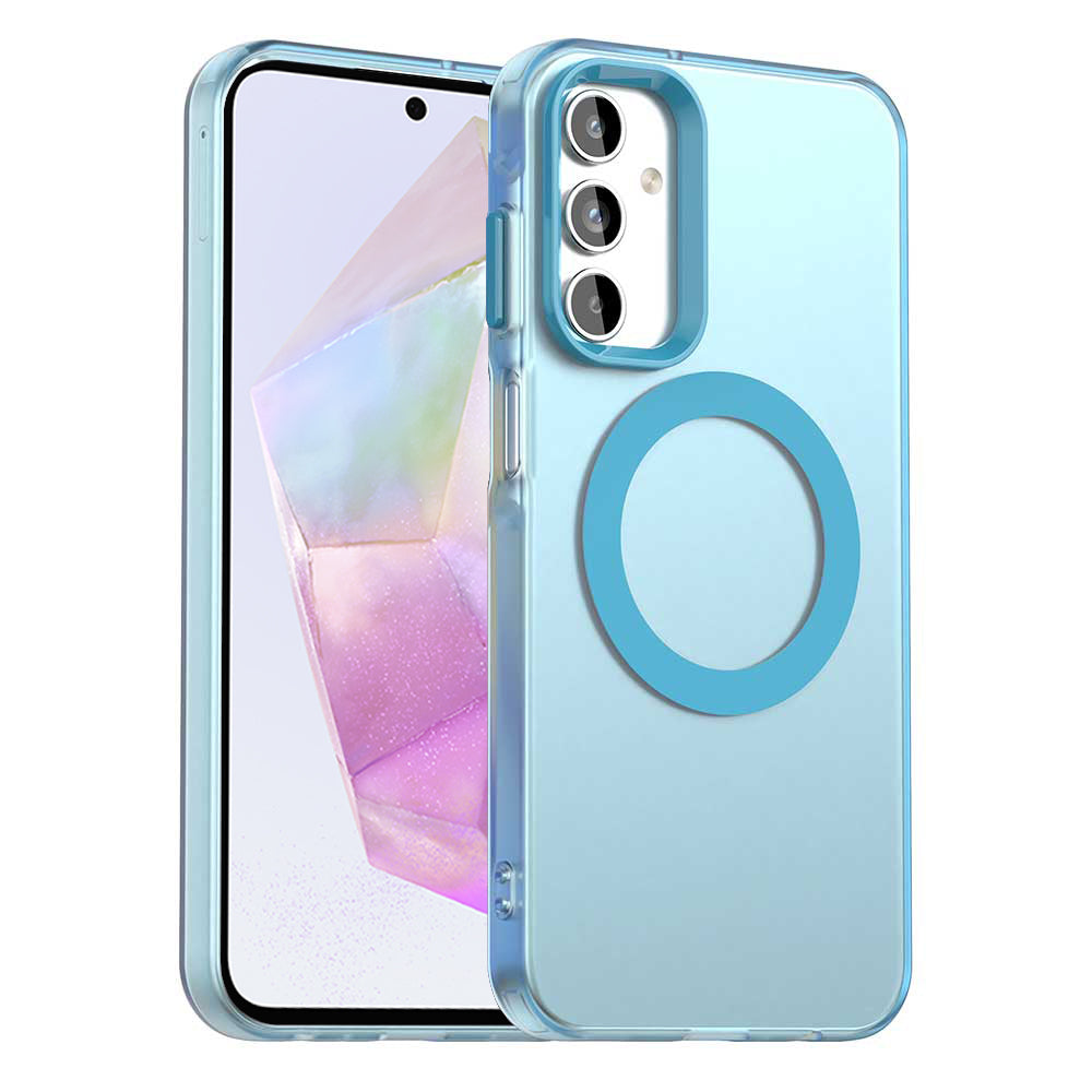 Husă Techsuit CandyCase MagSafe Galaxy A35 5G – Albastru – imagine 5