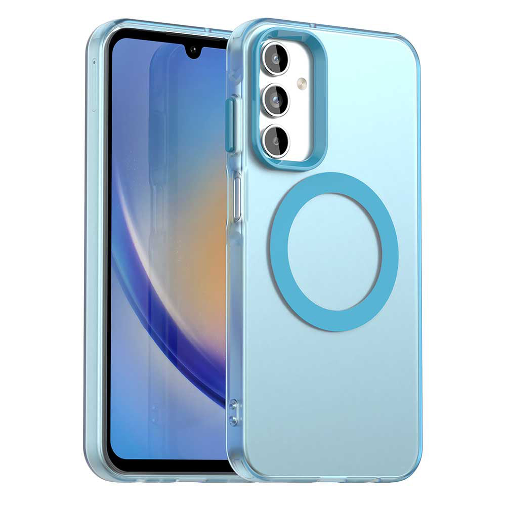 Husă Techsuit CandyCase MagSafe Galaxy A15 / A15 5G – Albastru – imagine 3