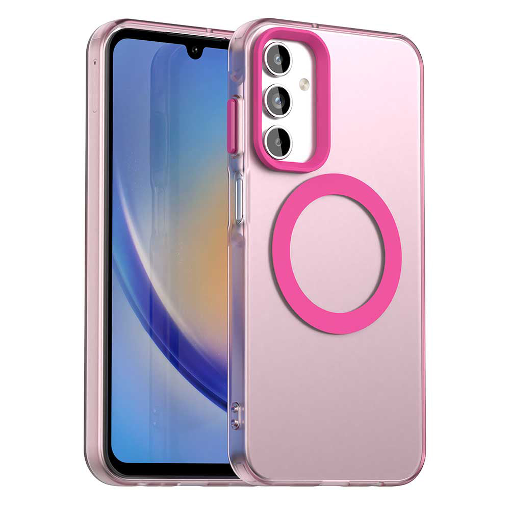 Husă Techsuit CandyCase MagSafe Galaxy A15 / A15 5G – Roz – imagine 2