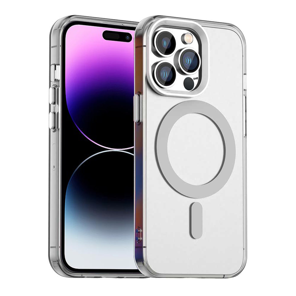 Husă Techsuit CandyCase MagSafe iPhone 14 Pro Max – Alb – imagine 4