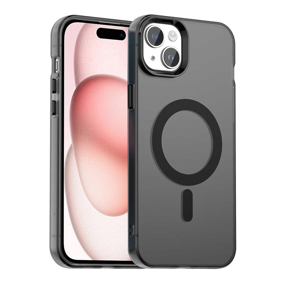 Husă Techsuit CandyCase MagSafe iPhone 15 – Negru – imagine 1