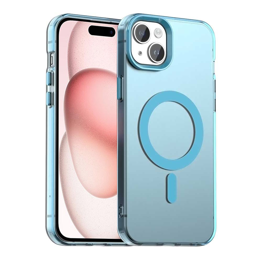 Husă Techsuit CandyCase MagSafe iPhone 15 – Albastru – imagine 3