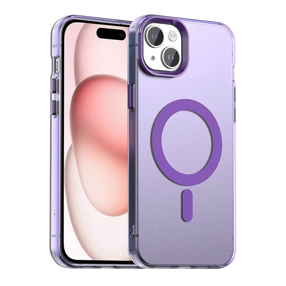 Husă Techsuit CandyCase MagSafe iPhone 15 – Mov – imagine 5