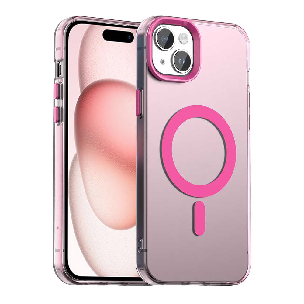 Husă iPhone 15 Plus Techsuit CandyCase MagSafe, roz – imagine 1