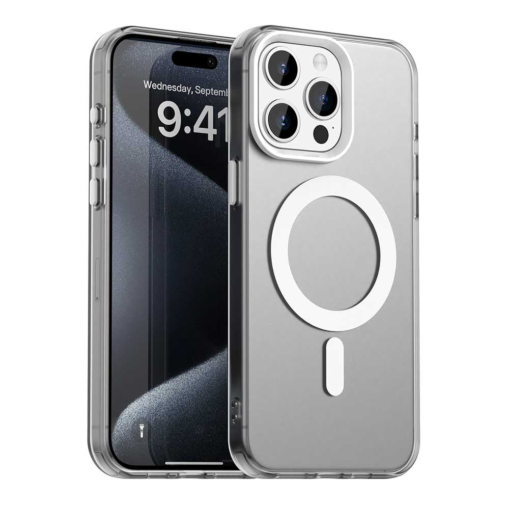 Husă Techsuit CandyCase MagSafe iPhone 15 Pro – Alb – imagine 2