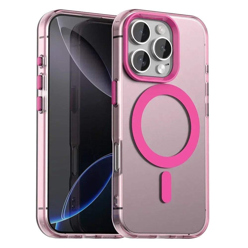 Husă Techsuit CandyCase MagSafe iPhone 16 Pro Max – Roz – imagine 2