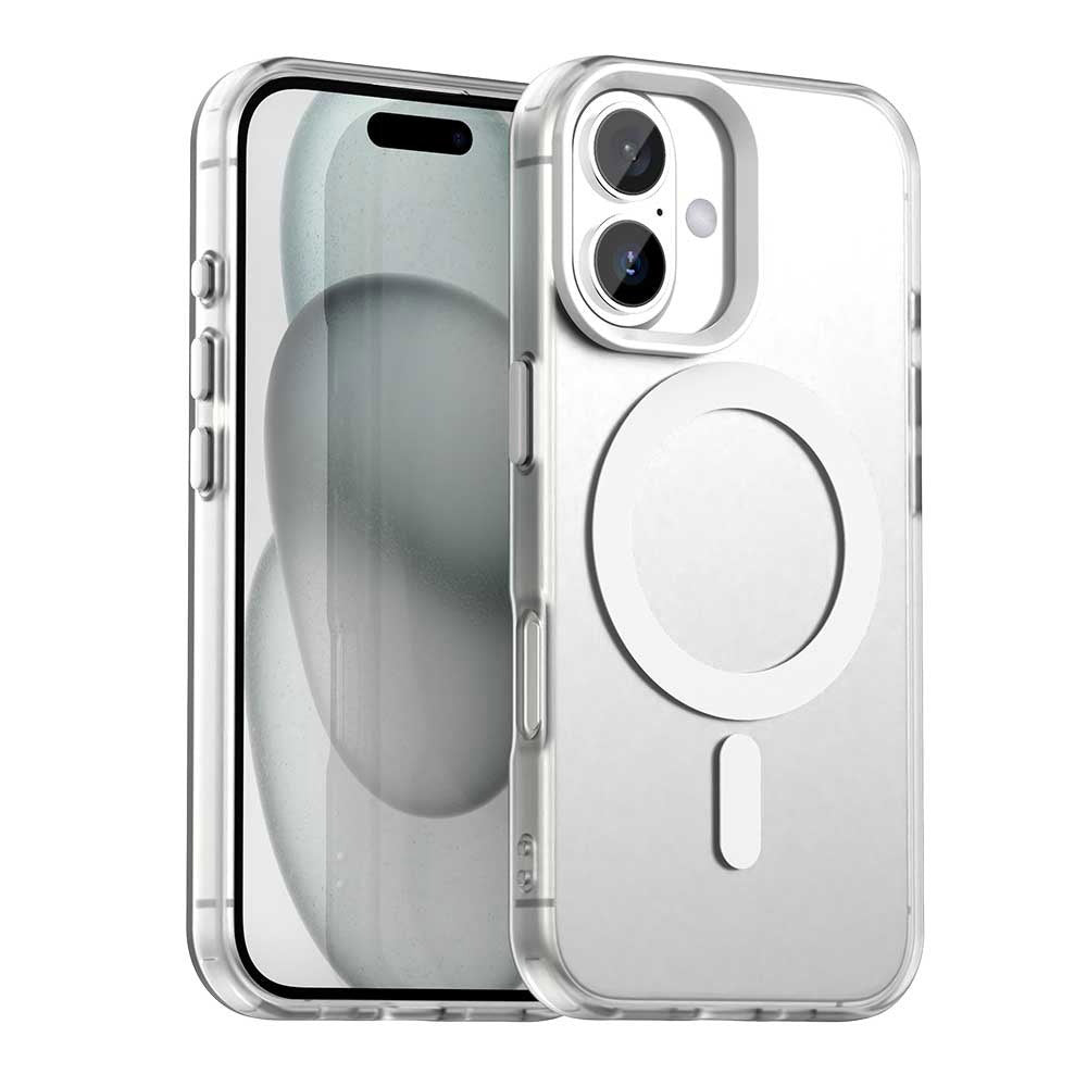 Husă iPhone 16 Plus Techsuit CandyCase MagSafe, alb – imagine 1