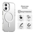 Husă iPhone 16 Plus Techsuit CandyCase MagSafe, alb – imagine 2