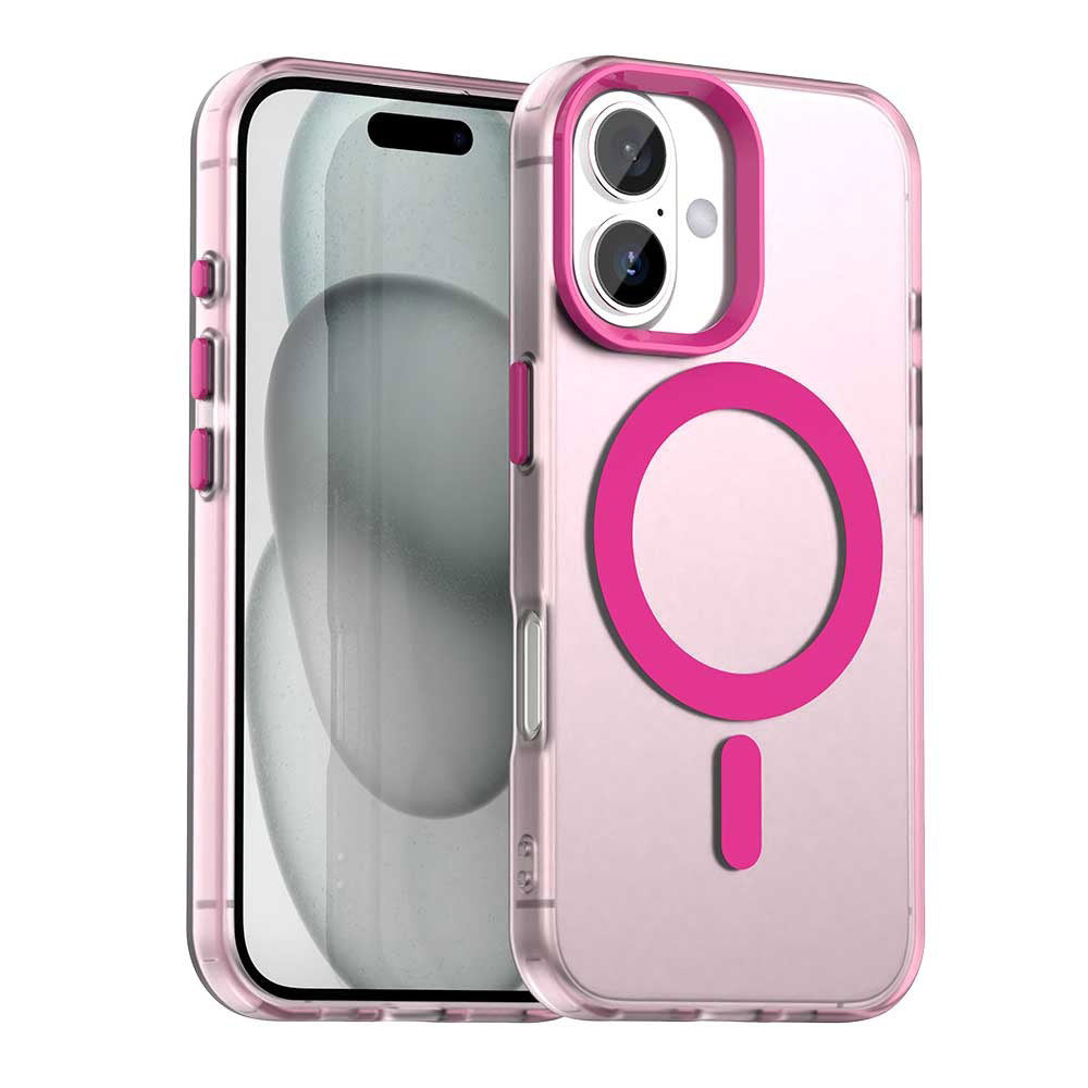 Husă iPhone 16 Plus Techsuit CandyCase MagSafe, roz – imagine 1