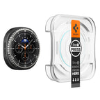 Set 2 folii de sticlă Spigen Glas.tR EZ Fit Samsung Galaxy Watch8 Classic – imagine 3