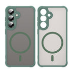 Husă Techsuit HaloFrost II MagSafe Galaxy S25 FE – Verde – imagine 4