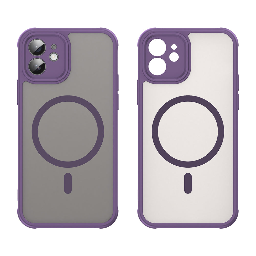 Husă Techsuit HaloFrost II MagSafe iPhone 11 – Mov – imagine 4