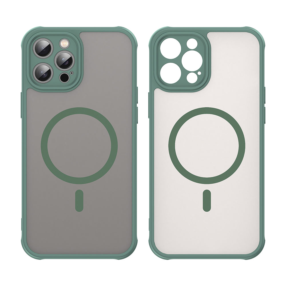 Husă Techsuit HaloFrost II MagSafe iPhone 11 Pro Max – Verde – imagine 4