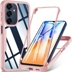 Husă 360 Techsuit ColorVerse cu folie de ecran Galaxy A16 – Roz – imagine 2