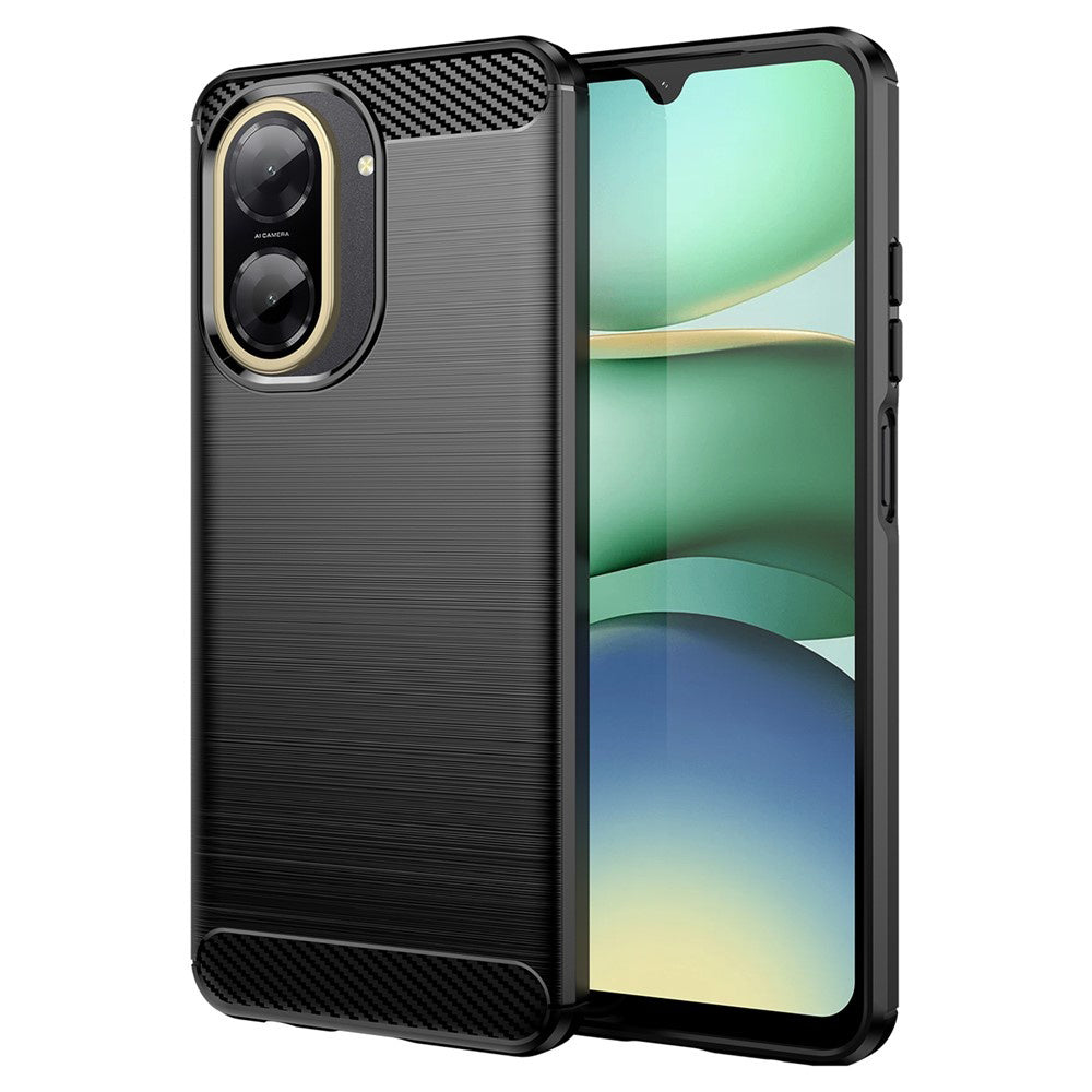 Husă Xiaomi Redmi A5 4G (Regional) Techsuit Carbon Silicone, negru – imagine 1