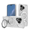 Husă Honor 400 Lite Techsuit Carbon Shield PRO, alb transparent – imagine 1