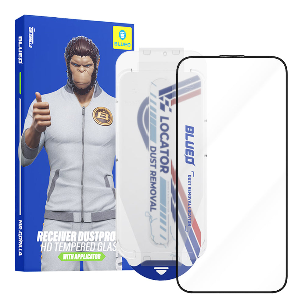 Folie sticlă Blueo Anti-Dust HD cu aplicator iPhone 18 / 17 Pro Max – imagine 1 din 6