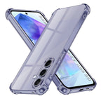 Husă transparentă Techsuit Shockproof Clear Silicone Galaxy A55 5G – Negru fumuriu – imagine 2