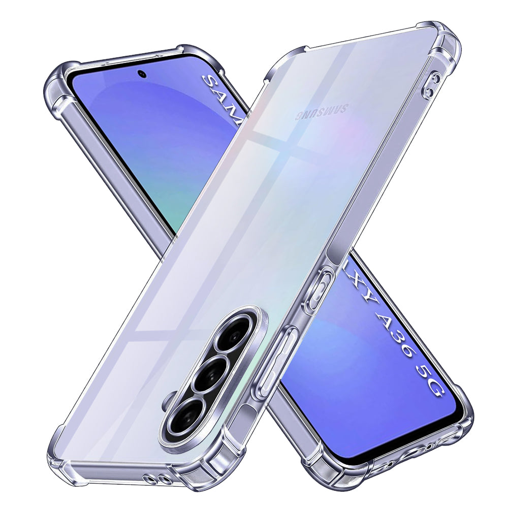Husă transparentă Techsuit Shockproof Clear Silicone Galaxy A36 5G – imagine 1